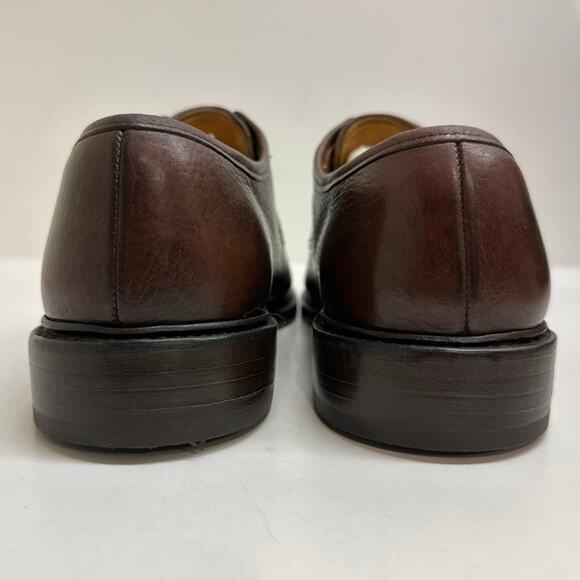EXCELLENT Grenson Scotch Grain Brown Blucher UNWORN SOLES + HEEL 8.5 UK / 9.5 US main image 5